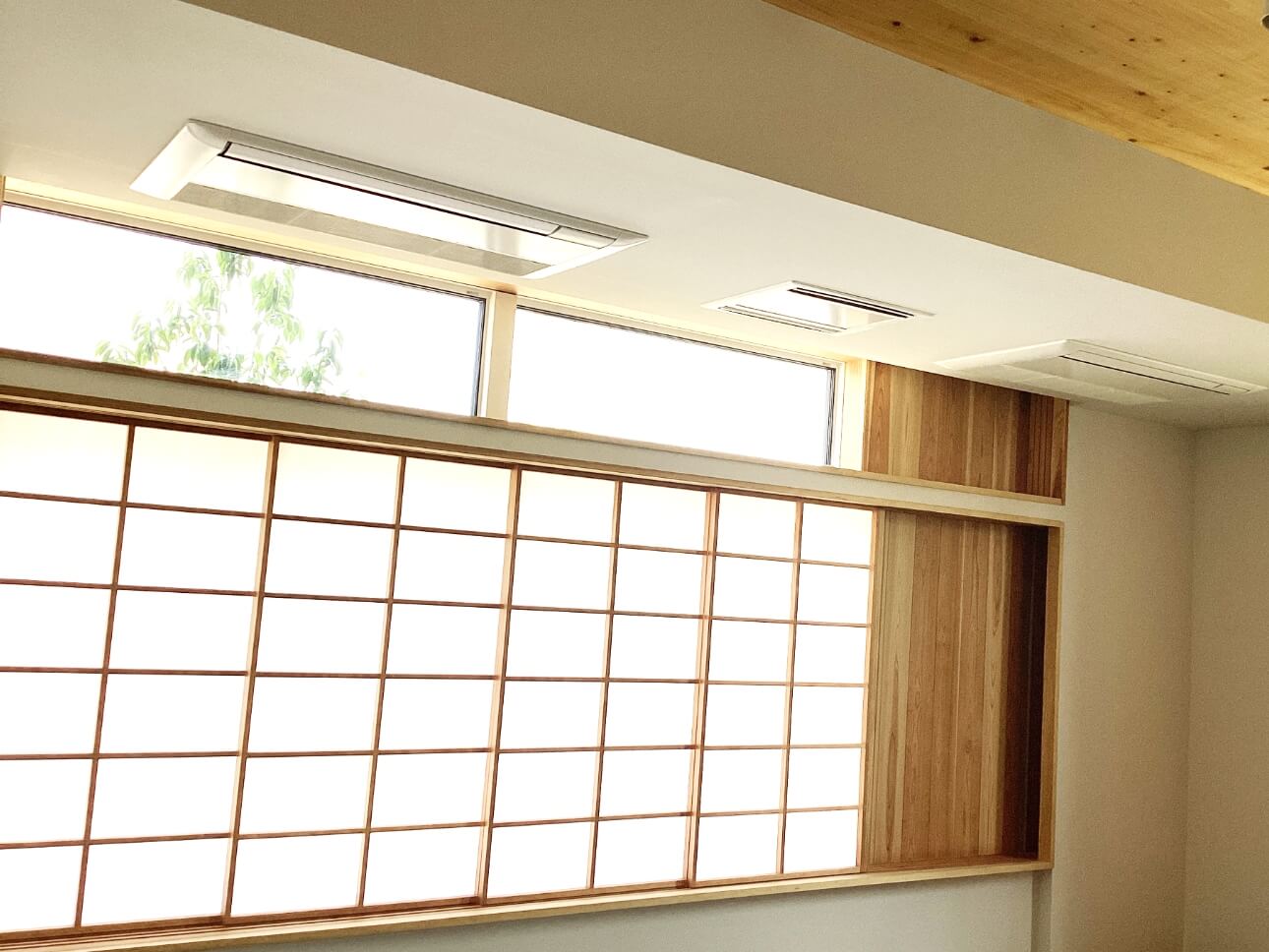 自然環境型オフィス 空調新規導入